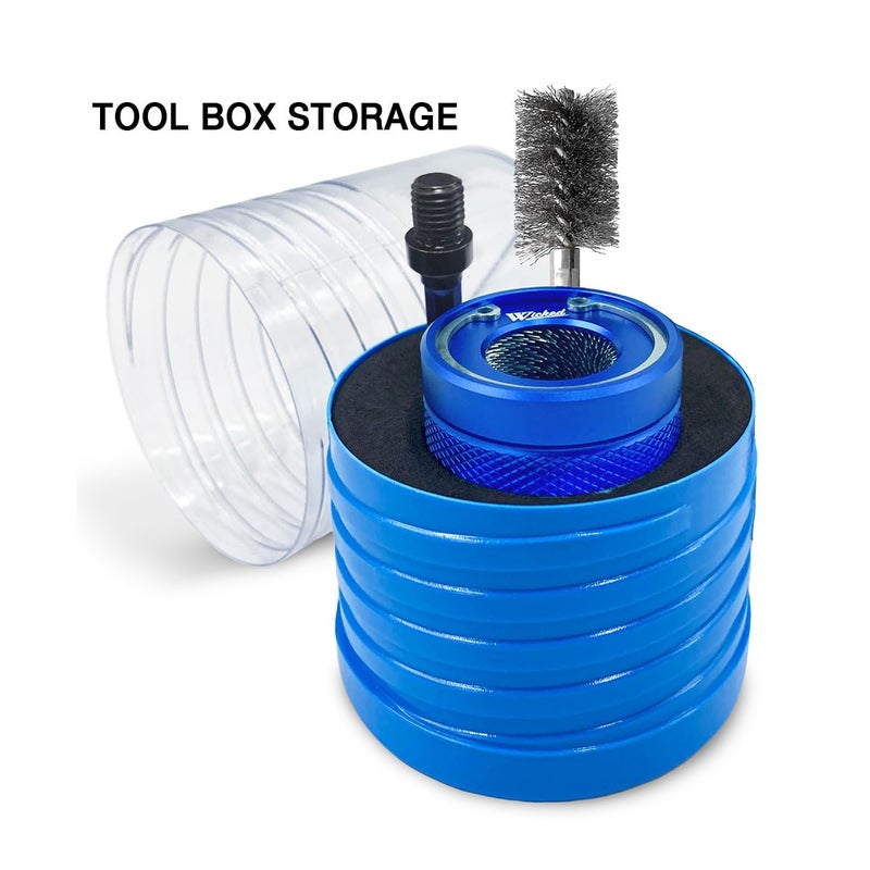 ويكد منظف ​​الأنابيب النحاسية WICKED 3/4، الأداة الأصلية شديدة التحمل القابلة للإصلاح بالكامل، أداة سباكين احترافية، ألومنيوم من فئة الطائرات ذات القوة الصناعية، جودة/متانة التجار - Image 3